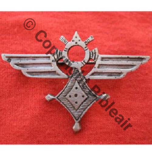 591 GAO.591 OUARGLA Type1  LOC ARGENT Poincon crabe dur a voir Eping bascule Dos lisse irreg 9Petits points Src.alibabavintage 120EurInv